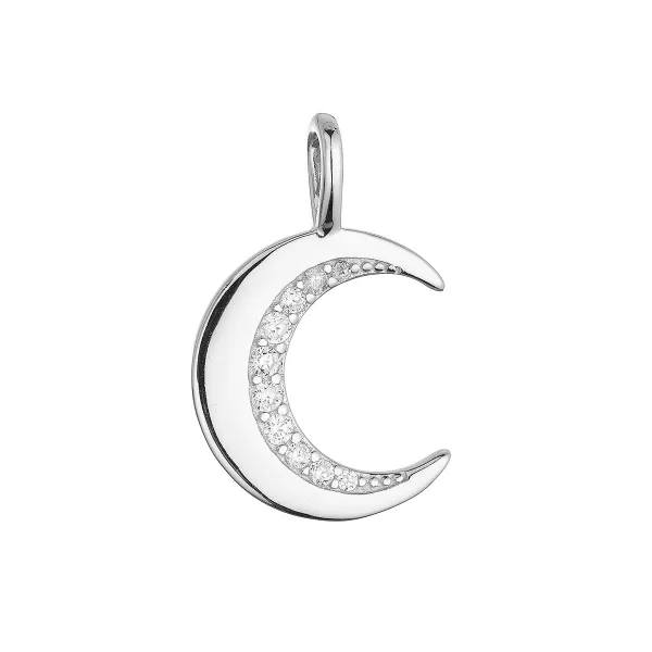 Stříbrný přívěsek měsíc 14058.1