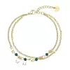 Náramek ocelový s africkým malachitem 43075.3