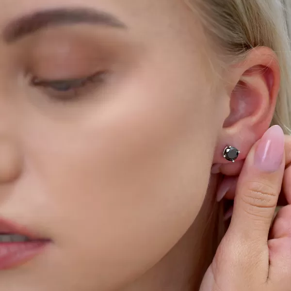 Stříbrná kusová náušnice LUNA 11XM00010