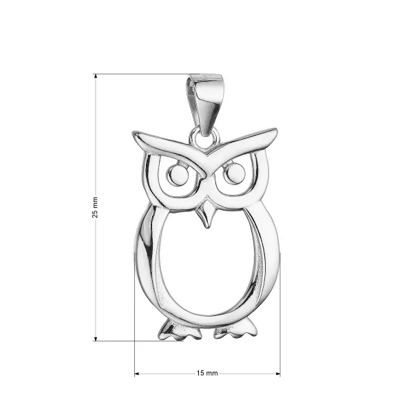Stříbrný přívěsek sova 64034