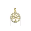 Stříbrný pozlacený přívěsek strom života 14052.1