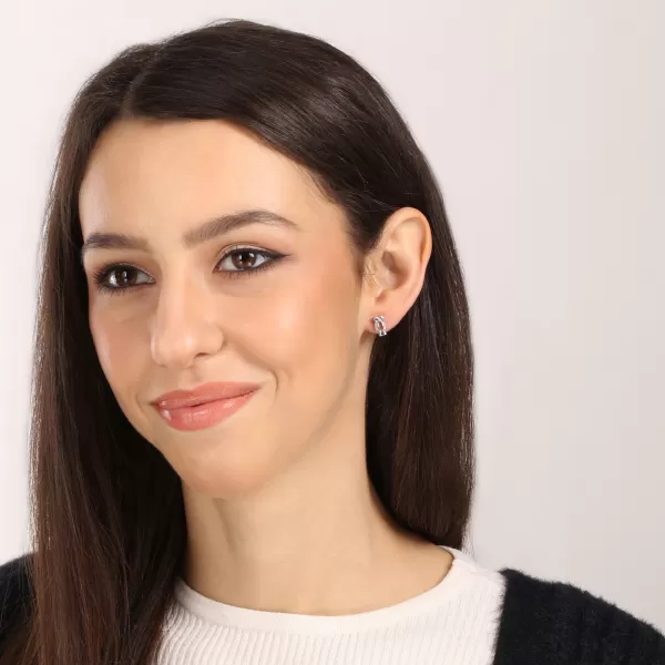 Stříbrné náušnice sovičky 11693.1