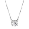 Stříbrný náhrdelník ELEN 12M00006 moissanite