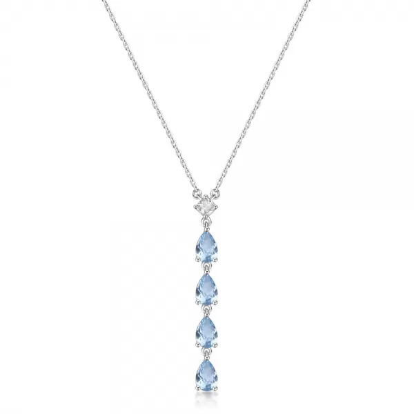 Náhrdelník Brosway Fancy Cloud Light Blue