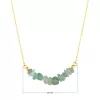 Náhrdelník s kamenem zelený avanturín 42037.3 ocel