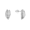 Stříbrné náušnice lístečky 11746.1