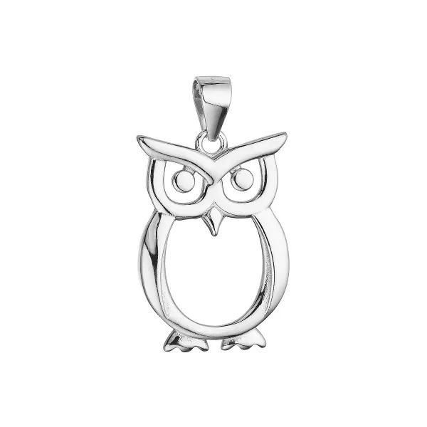 Stříbrný přívěsek sova 64034