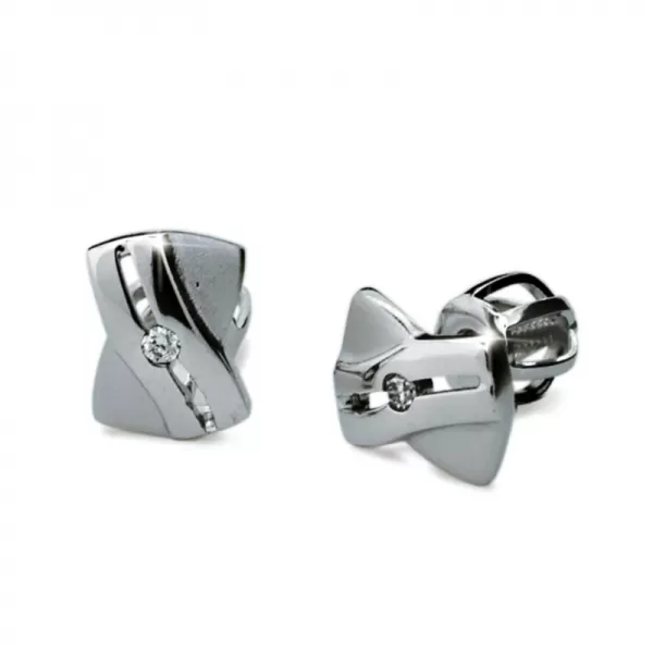 Dámský přívěsek bílé zlato 585/000 přírodní diamant 0.030 ct G/SI DF1751