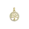 Stříbrný pozlacený přívěsek strom života 14052.1