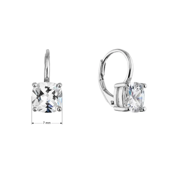 Stříbrné visací náušnice 11628.1