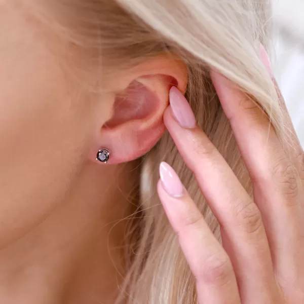 Stříbrná kusová náušnice LUNA 11XM00009