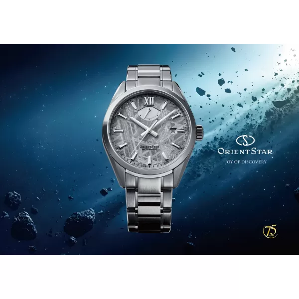 Orient Star Contemporary M34 F8 Date Meteorite Automatic RE-BX0010A00B 75th Anniversary Limited Edition 255pcs