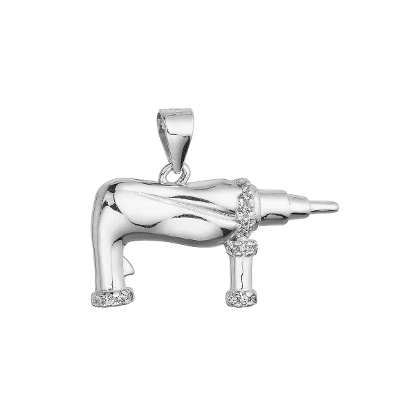 Stříbrný přívěsek vrtačka 14060.1 crystal