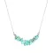 Náhrdelník s kamenem tyrkys 42037.3 ocel