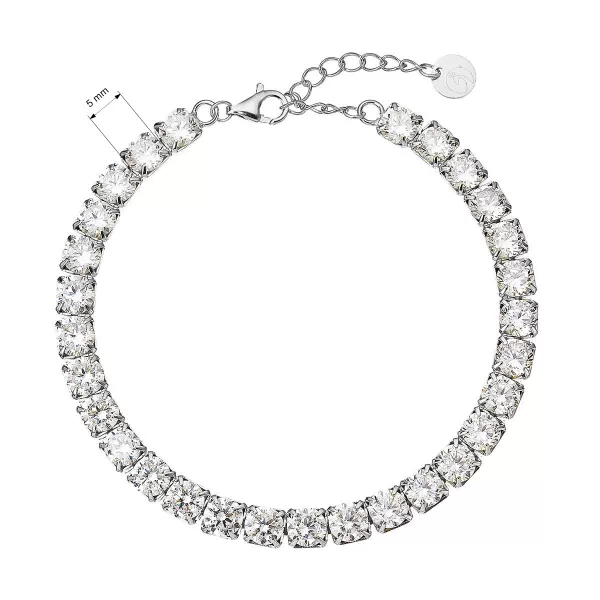 Luxusní stříbrný tenisový náramek 13098.1