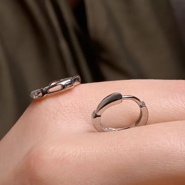 Stříbrné kruhy 61158