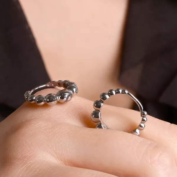 Stříbrné kruhy 61162