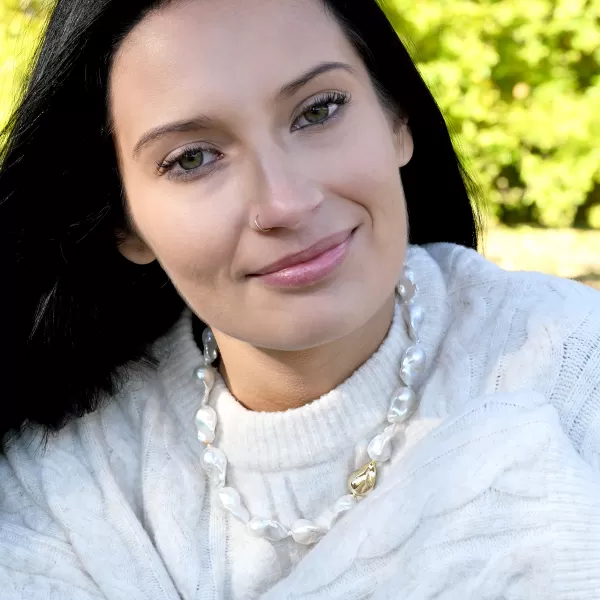 Perlový náhrdelník baroko 22061.1