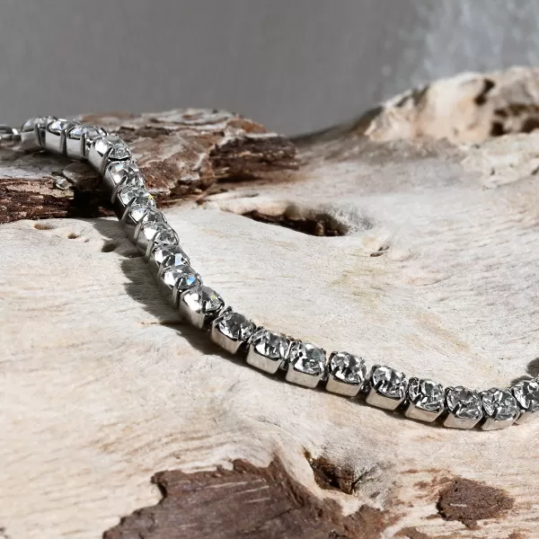 Ocelový tenisový náramek 43107.1