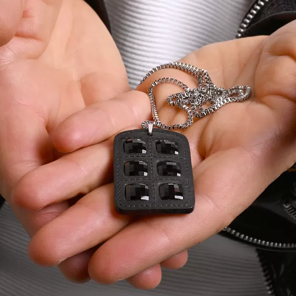 Náhrdelník se Swarovski černými krystaly 34135.3