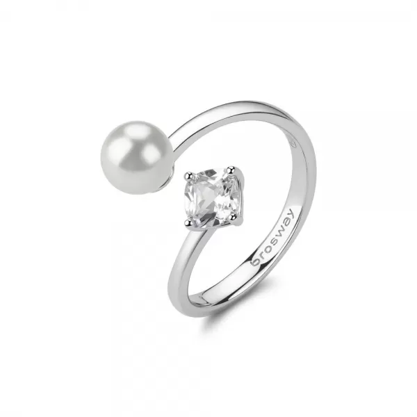 Prsten Brosway Fancy Infinite White FIW147