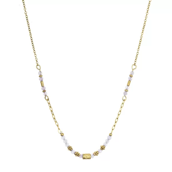 Náhrdelník ocelový s ametystem 42030.3