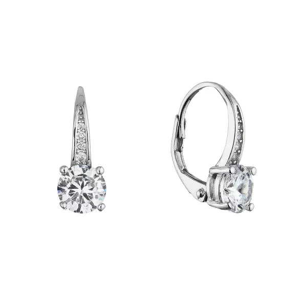 Stříbrné visací náušnice 11629.1