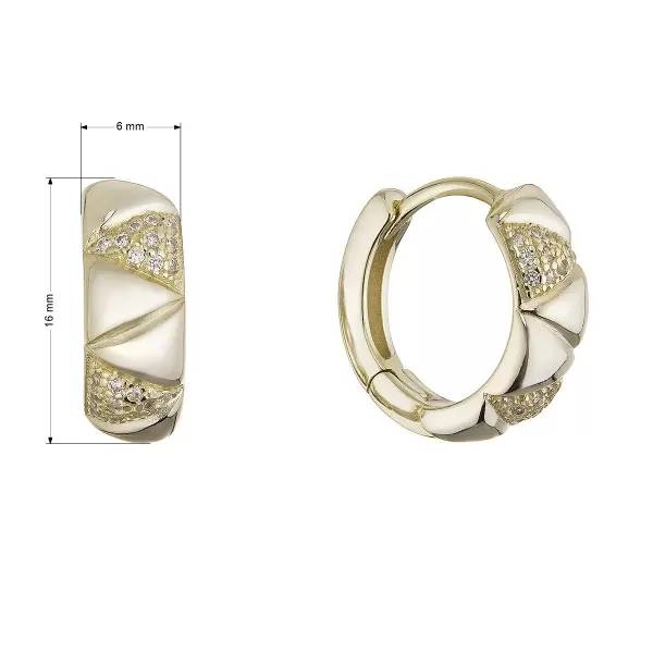 Pozlacené ozdobné kruhy 11765.1