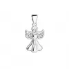 Stříbrný přívěsek anděl se Swarovski krystaly 34262.1