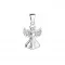 Stříbrný přívěsek anděl se Swarovski krystaly 34262.1