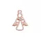 Pozlacený růžový přívěsek anděl se zirkonem 14047.1
