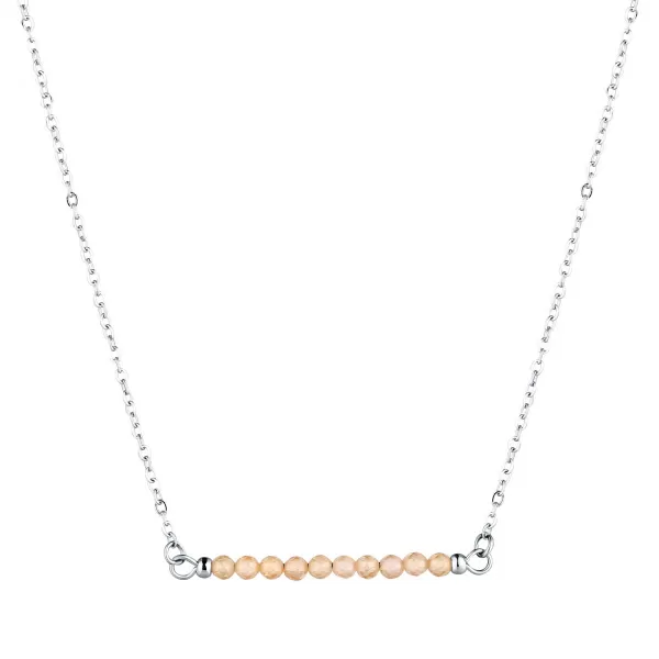 Ocelový náhrdelník žlutý 42038.3