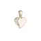 Pozlacený přívěsek elegantní srdce se zirkony 14069.1