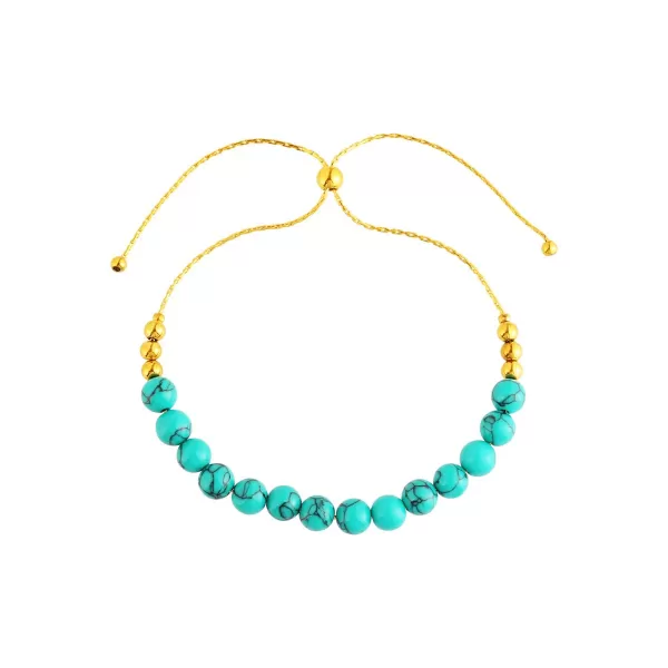 Náramek s minerálními kameny tyrkys 43079.3