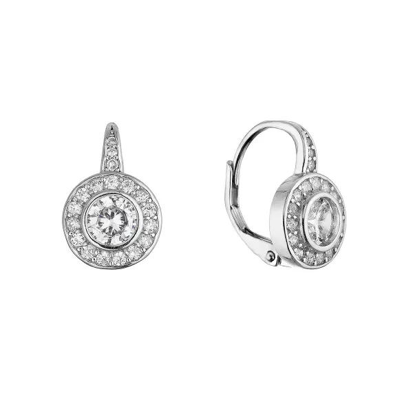 Stříbrné visací náušnice 11620.1
