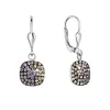 Stříbrné visací náušnice se Swarovski krystaly 31320.3 moonlight