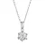 Stříbrný náhrdelník MIA 12M00003 moissanite