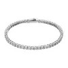 Stříbrný tenisový náramek ALEX 13M00004 moissanite