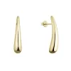 Pozlacené stříbrné náušnice dlouhé kapky 61118