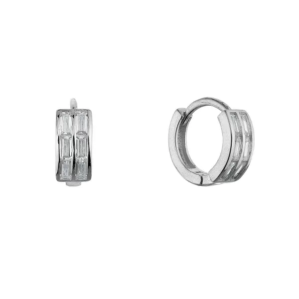 Stříbrné kroužky se zirkony 11768.1