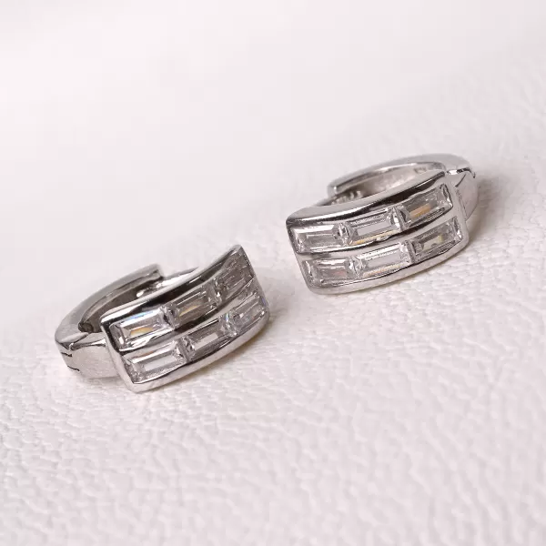 Stříbrné kroužky se zirkony 11768.1