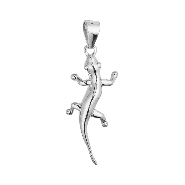 Stříbrný přívěsek ještěrka 64037