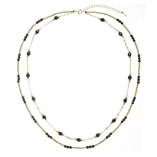 Pozlacený náhrdelník se spinely 12183.3