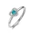 Prsten Brosway Fancy Aqua Green- 1 Ks