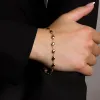 Pozlacený náramek oválky 43119.1