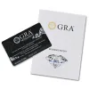 Stříbrné náušnice IRIS 11M00012 moissanite 2ct