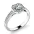 Dámský prsten bílé zlato 585/1000 přírodní diamant 0.312 ct 140035-B-DIA 140035B-DIA