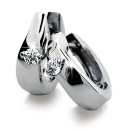 Dámské náušnice zlato 585/000 přírodní diamant 0.140 ct G/SI DF1722