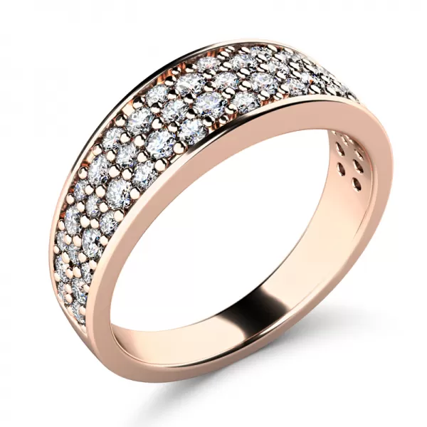 Prsten s diamantem 140006-CV-DIA