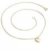 Náhrdelník srdce s diamantem 140019-NH02-ZL-DIA